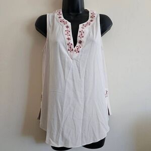 Vince Camuto Embroidered Top